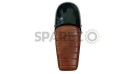 Royal Enfield GT and Interceptor 650cc Leather Dual Seat With Green Cowl D8 - SPAREZO